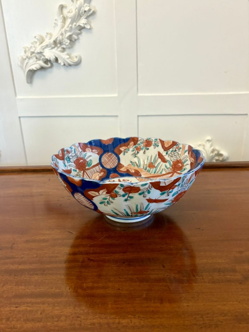 Antique Edwardian Quality Japanese Imari Bowl - Image 2